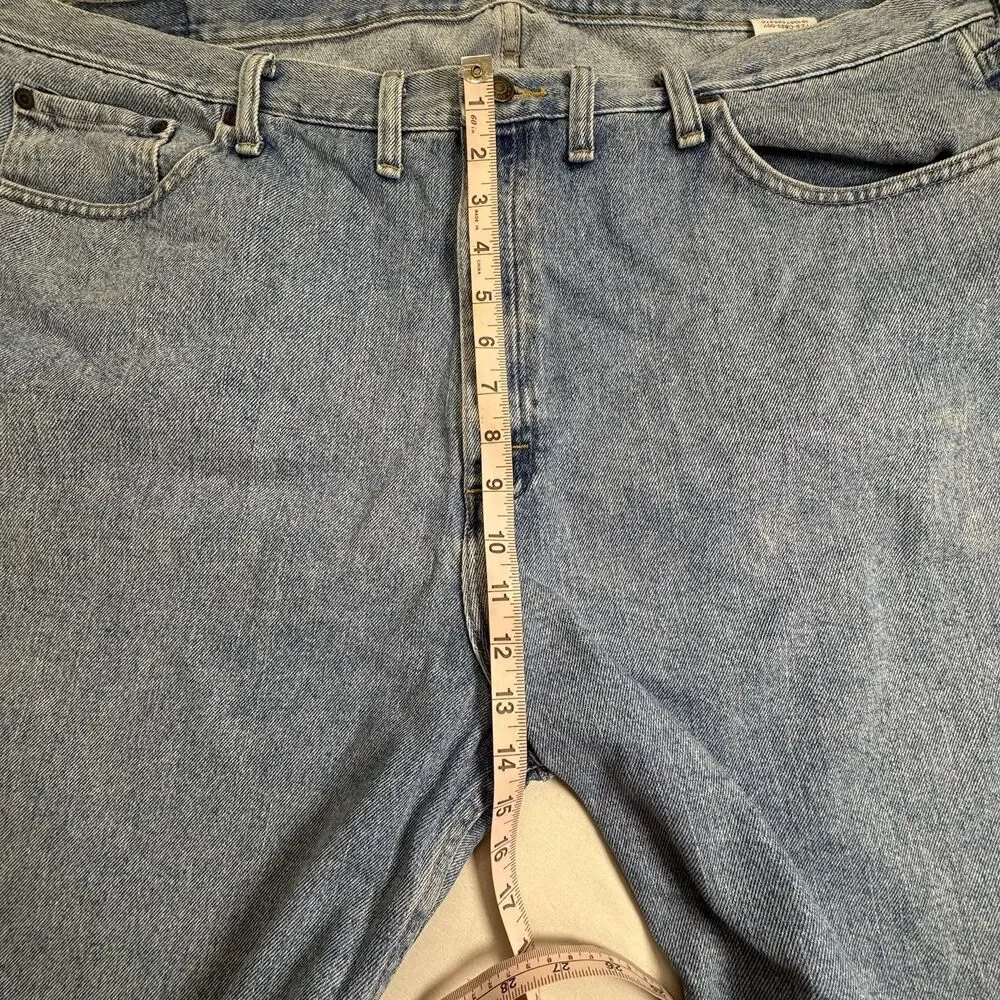 Wrangler Denim Shorts Mens 44 Relaxed Fit Blue Jean Shorts Cotton Casual Classic